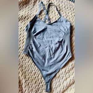 NWOT Free People Sage Green Bodysuit